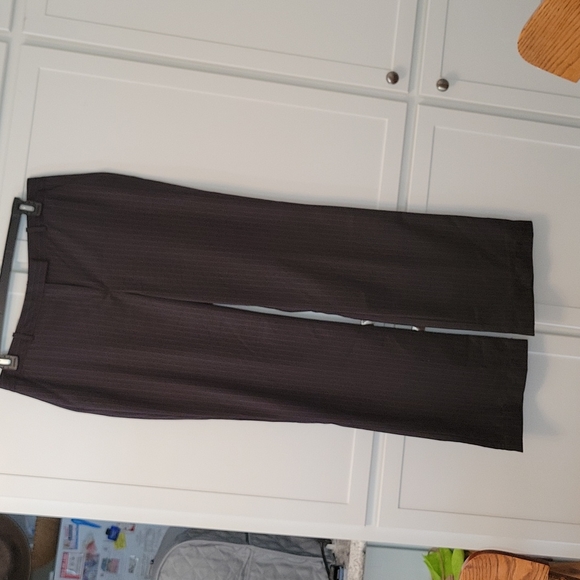 Old Navy Classic Rise, Black with Light blue and white stripes, Size 12 Regular - Picture 1 of 5